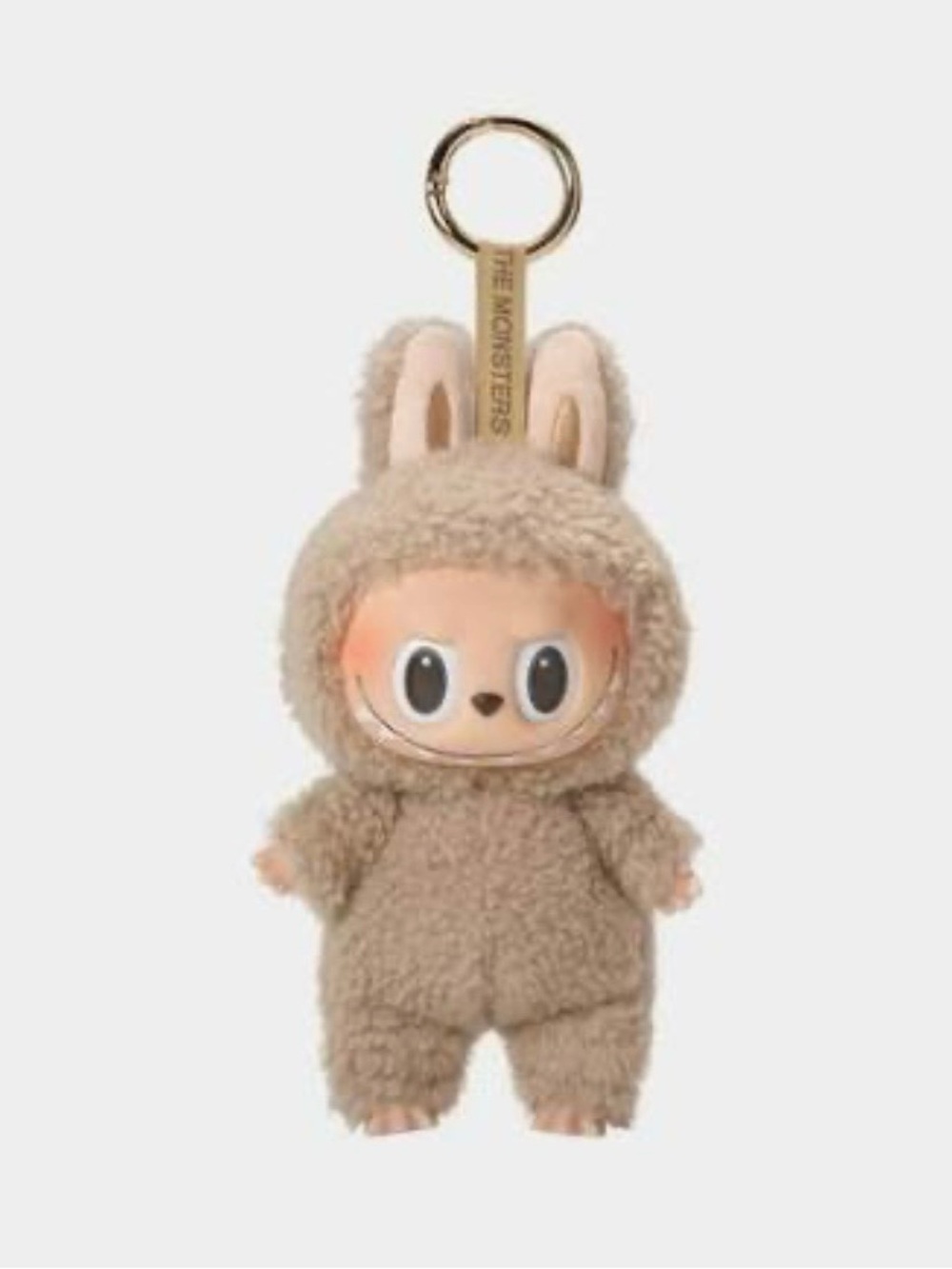 The Monsters Beige Bunny Plush Keychain - Cute Beige Charm